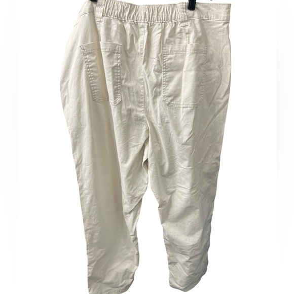 NWT Old Navy High-Rise OG Chino Pants XL Tall White Cotton Blend Casual Trousers - Picture 4 of 8